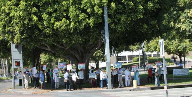 Diverse Crowd Cites Gandhi’s Legacy in Demonstration to Remove Cerritos ...